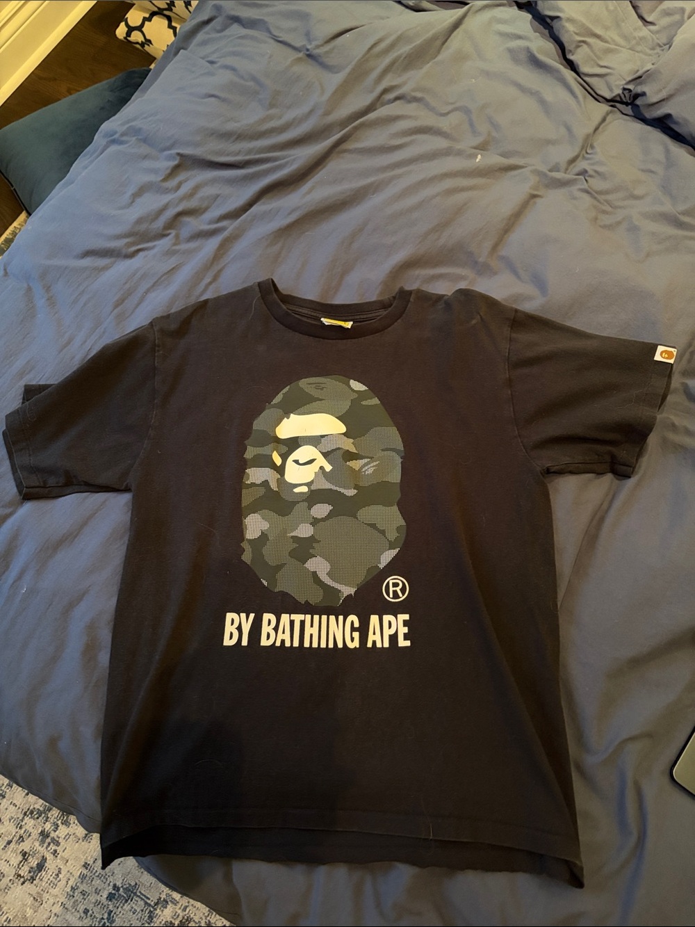 Bape Black Camouflage Ape Head T-Shirt